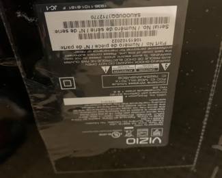 #14 Vizio Subwoofer w/sound Bar & 2 house speakers w/remote $45.00