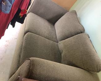#98 Olive Green Sofa - 65" Wide $75.00