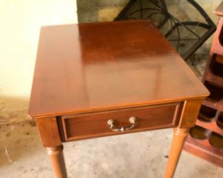 #69 Wood End table w/1 drawer - 21x24x26 $75.00