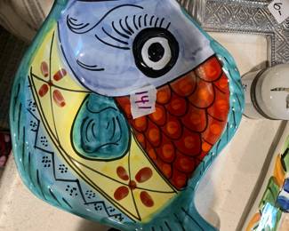 #141 Fish Plate - Made in Italy $20.00