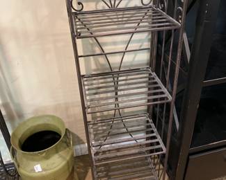 #9 Folding 4 Metal Shelf - 14x12x42 - Heavy $40.00