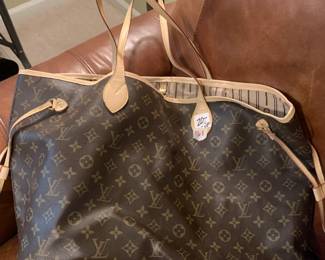 #161 L V Replica Tote $20.00