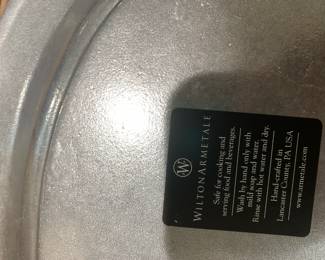 #170 Wiltonarmetale Silverplate Grape Oval Tray $25.00