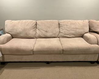 #18 Tan Corduroy Love Seat - 69" - Attached Back Cushions $120.00
#19 Tan Corduroy Sofa - Attached Back Cushions - 95" Long $175.00