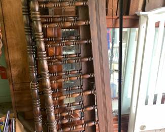 #84 Full Size Jenny Lind Bed Frame w/rails $75.00