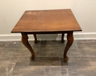 #45 Wood End Table (as is finish) - 24x20x21 $30.00