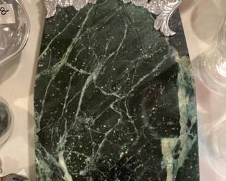 #150 Lenox Marble Cheese Board w/Decorative Handle - 8x14 $20.00