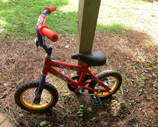 #110 Huffy Rocket Small Boys 13" Bike $20.00