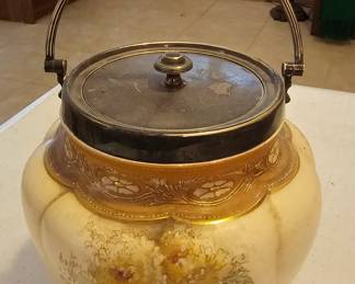 Pre 1900 Doulton Burslem Biscuit Barrel