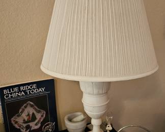 Pair Marble Lamps