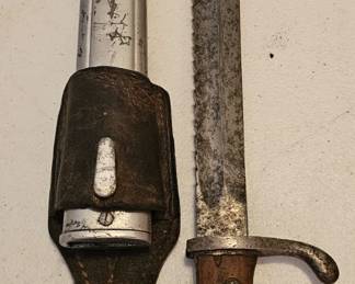 WW1 Imperial German S98/05 mS Butcher Saw Back Bayonet.