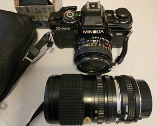 Minolta X700 Camera and Lens