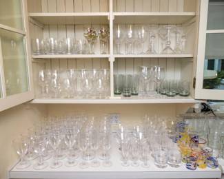 Crystal glass and crystal sets by Simon Pearce