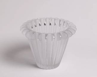 Royat Crystal Vase by Lalique