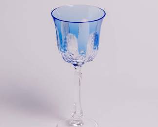 Blue wine set