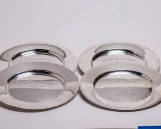 Sterling silver trophy trays