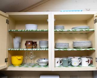 Adams dinnerware, coggee mugs