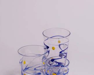 Wackie Wonkie crystal sets lowball set sold