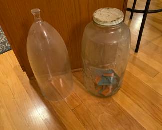 Large glass jars