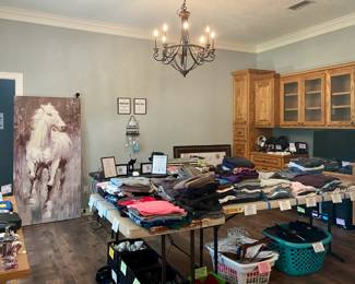 Clothing, Art, Bathroom Items, Electronics