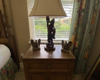 Dixie Brand wood nightstand