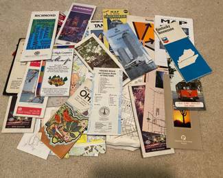 Vintage tourist pamphlet's