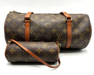 Louis Vuitton Monogram Papillon 30 with Mini Papillon Pouch; Pre-Owned