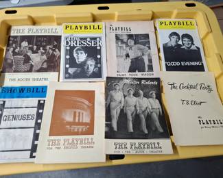 Broadway Playbills going back to the 40's