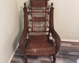 Victorian Wicker Rocker