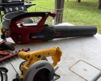Dewalt and Toro