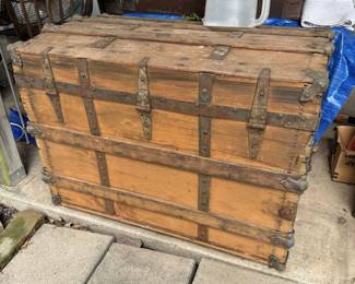 Multiple Sizes of Trunks Refinished and Original