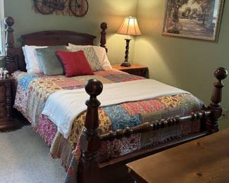 Vintage Queen Bed and Mattress