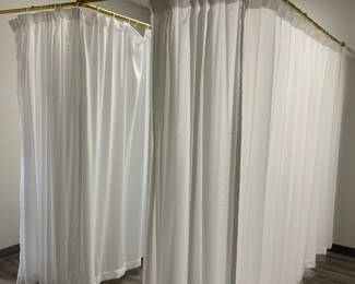 Dressing room setup