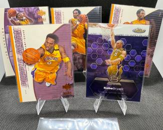 (5) Kobe Bryant Basketball Cards Los Angeles Lakers - Inserts