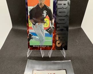 Michael Jordan Oversized Baseball Rookie Card by Upper Deck