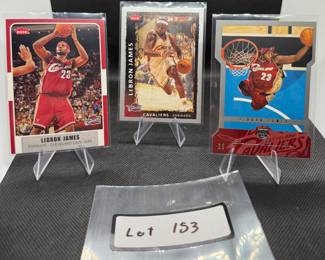 (3) LeBron James Basketball Cards Cleveland Cavaliers