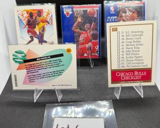 (5) Michael Jordan Basketball Cards Chicago Bulls