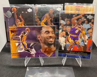 (5) Kobe Bryant Basketball Cards Los Angeles Lakers - Inserts