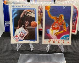 (5) Michael Jordan Basketball Cards Chicago Bulls