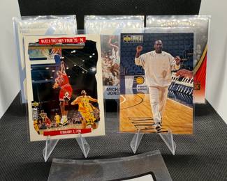 (5) Michael Jordan Basketball Cards Chicago Bulls
