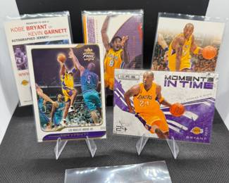 (5) Kobe Bryant Basketball Cards Los Angeles Lakers