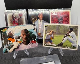 (5) Michael Jordan Basketball Cards Chicago Bulls