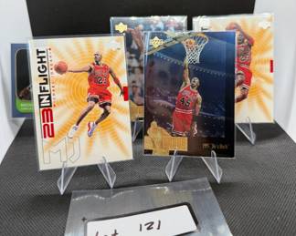 (5) Michael Jordan Basketball Cards Chicago Bulls
