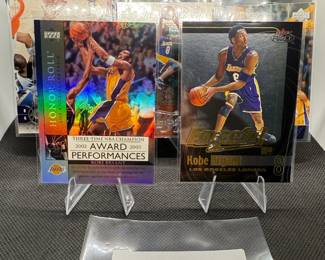 (5) Kobe Bryant Basketball Cards Los Angeles Lakers