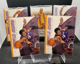 (5) Kobe Bryant Basketball Cards Los Angeles Lakers