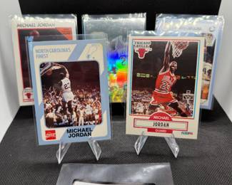 (5) Michael Jordan Basketball Cards Chicago Bulls