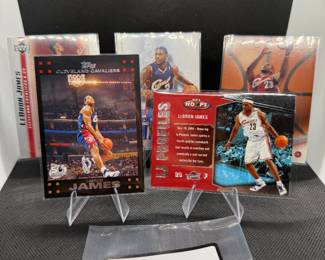 (5) LeBron James Basketball Cards Cleveland Cavaliers