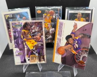 (5) Kobe Bryant Basketball Cards Los Angeles Lakers