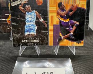 (5) Kobe Bryant Basketball Cards Los Angeles Lakers
