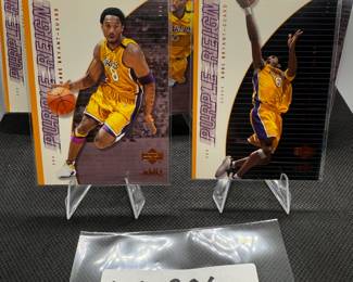 (5) Kobe Bryant Basketball Cards Los Angeles Lakers
